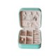 thumbnail image 1 of Estuche Organizador Joyas Cuadrado 10cm Joyero Turquesa, 1 of 3