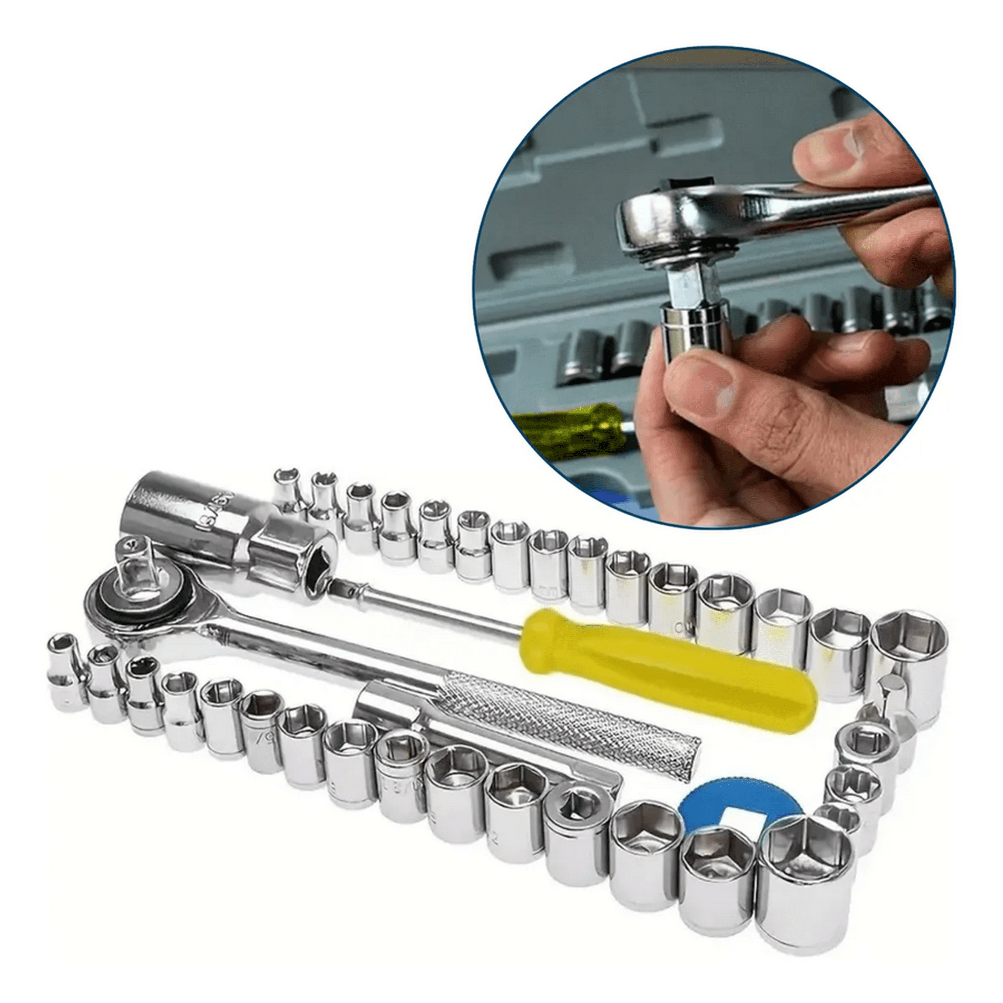 Genérico - Juego De 14 Llaves Punta Corona + Caja De Dados 40 Piezas