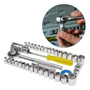 Genérico - Juego De 14 Llaves Punta Corona + Caja De Dados 40 Piezas