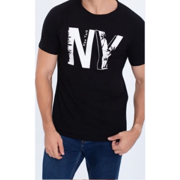 Polera Hombre Algodón Manga Corta Cuello Polo NY 6297