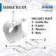 thumbnail image 4 of Kit adaptador en forma de T de PVC JUMBO de 100 mm x 75 mm para sistema de alcantarillado, 4 of 5