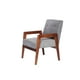 thumbnail image 2 of Sitial Munich Tela Velvet Gris, 2 of 3