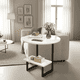 thumbnail image 1 of Mesa De Centro Redondo De Fierro Y Madera Living #2, 1 of 3