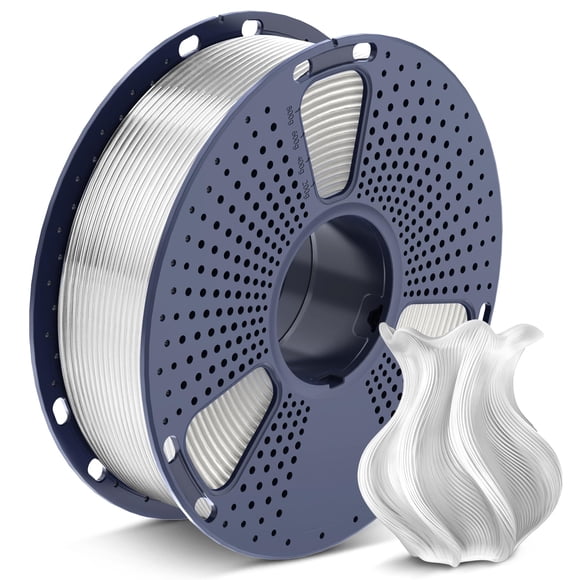 Filamento para impresora 3D SUNLU PETG de 1,75 mm, bobina de 1 kg, transparente
