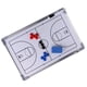 thumbnail image 2 of Portapapeles táctico de estrategia de baloncesto, tablero táctico de aleación de aluminio reescribible para juego de fútbol, tablero de práctica de ár, 2 of 5