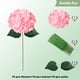 thumbnail image 2 of 10 piezas de hortensias artificiales, ramo de boda de hortensias falsas de seda, flores decorativas, 2 of 5