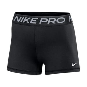 Pantalones Cortos Nike Pro 365 3 Dh4863 010 Para Mujer, Negro, Blanco Y Gris