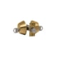 thumbnail image 1 of Cerrojo de seguridad, cilindro exterior e interior. (Bronce pulido). SKU: SDCE0-PB, 1 of 2