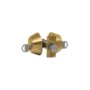 Stark Design - Cerrojo De Seguridad, Cilindro Exterior E Interior. (Bronce Pulido). Sku: Sdce0-Pb