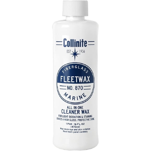 Cera limpiadora Collinite 870 para marina y RV, 473 ml, protección UV