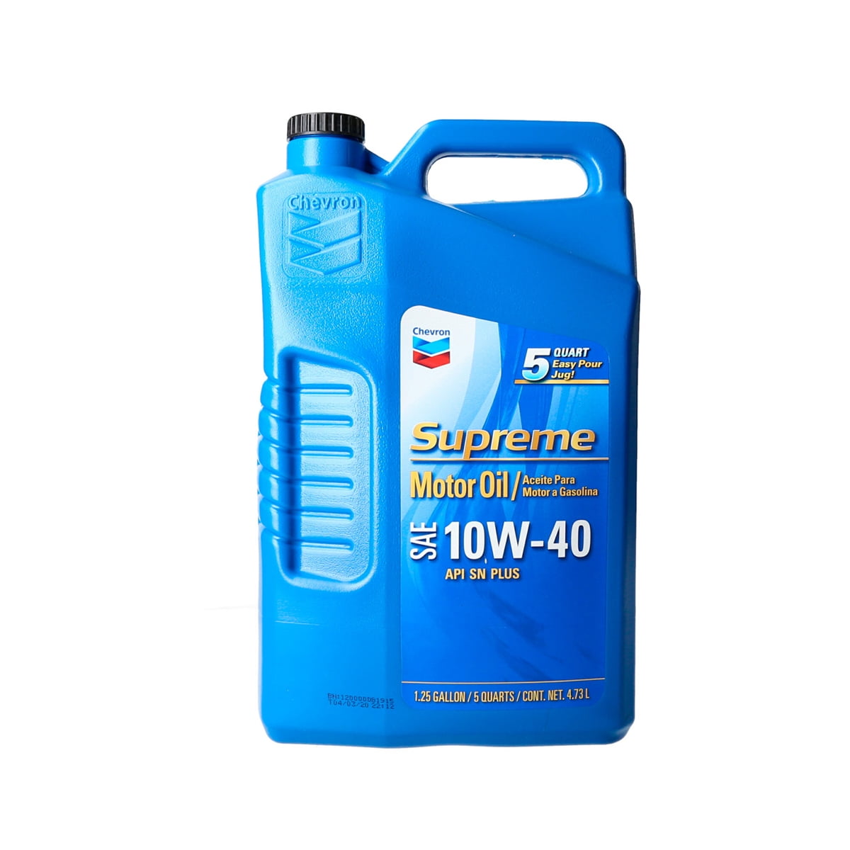 Chevron - Aceite 10w40 5 Lt Supreme. Mineral Gasolina