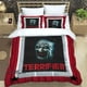 thumbnail image 1 of Terrifier horror printed Bedding Sets exquisite bed supplies set duvet cover bed comforter set bedding set luxury birthday gift Bed Sheets, 1 of 5