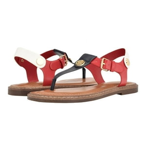 Sandalia Tommy Hilfiger Bennia Para Mujer, Color Rojo, Talla 6.5