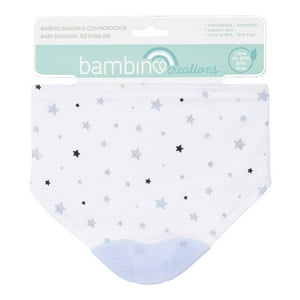 Babero Mordedor Bambino Blanco Space Niño