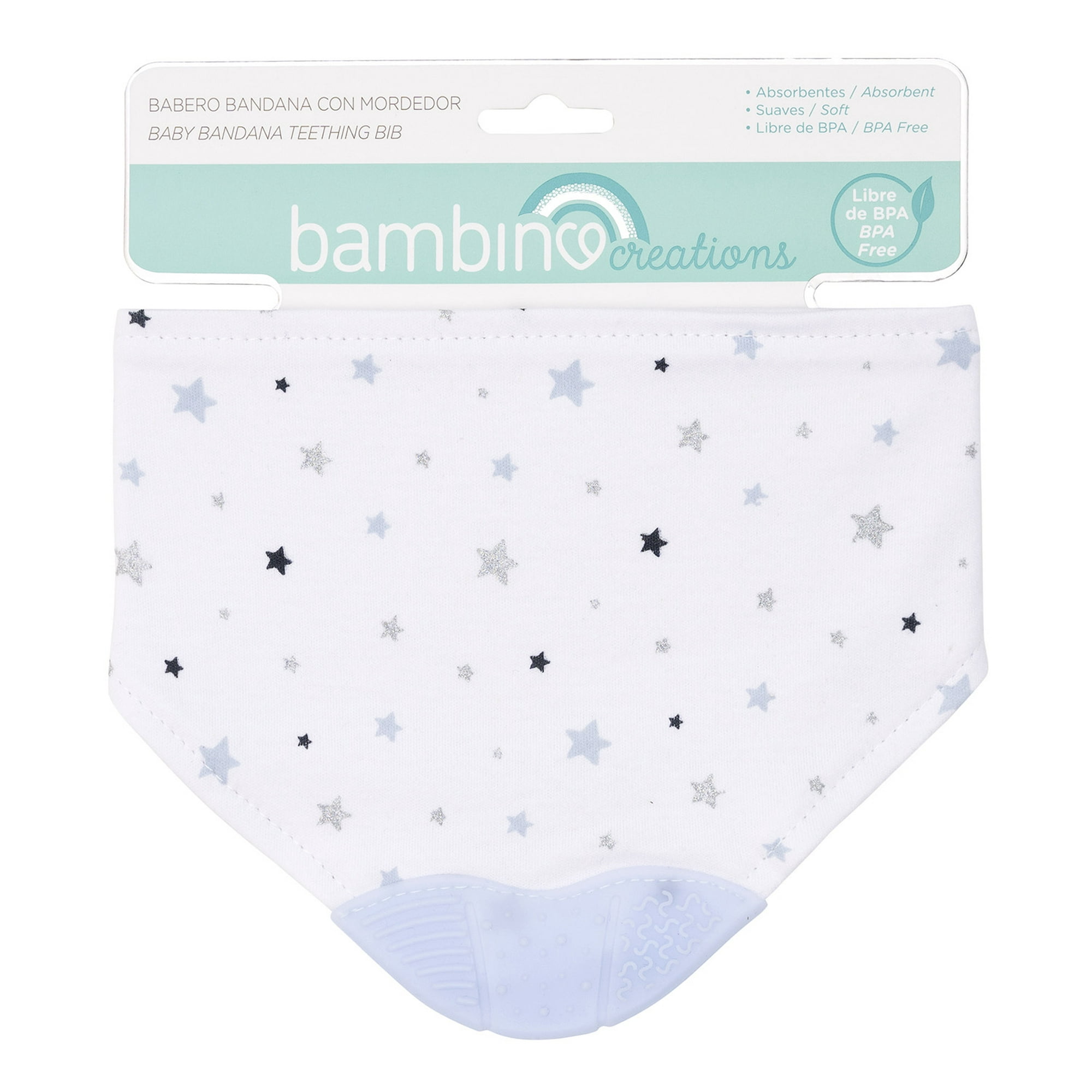 Babero Mordedor Bambino Blanco Space Niño