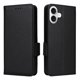 thumbnail image 2 of Funda Cartera para iPhone 16 Tapa Flip con Ranuras y Soporte Negro, 2 of 5