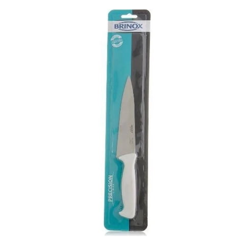 Brinox - Cuchillo Para Cocina De 6"" Precisión Mango Blanco