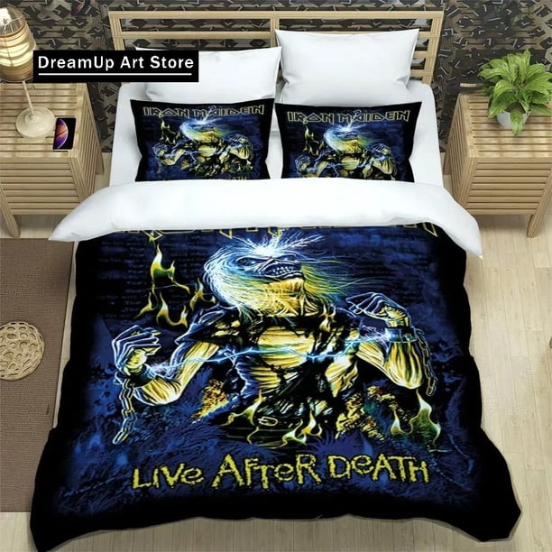 Rock band I-Iron-M-Maiden Bedding Sets exquisite bed supplies set duvet cover comforter set bedding set luxury birthday gift