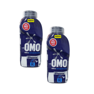 Detergente Pack 2 Unidades Omo Diluir 500 Ml