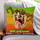 thumbnail image 1 of Taz-Mania Fundas de almohada de terciopelo con tema, regalos de funda de almohada, decoración para el hogar, cojín de lanzar, regalo de cumpleaños para fans y parejas.56*56cm., 1 of 6