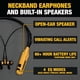 thumbnail image 2 of Audífonos Bluetooth DEWALT Neckband IP56 60h DXMA1902093, 2 of 3