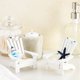 thumbnail image 2 of Set de 4 minisillas de playa Juvale Nautical Home Decor, 10 cm, 2 of 9