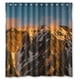thumbnail image 1 of Cortina de ducha con diseño de montañas, Alpes japoneses y naturaleza, juego de cortinas de baño con ganchos, tamaño 60 x 72 pulgadas, 1 of 3