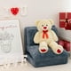 thumbnail image 2 of Peluche con forma de oso de peluche HollyHome, 90 cm, con corazón rojo, 2 of 3