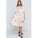 thumbnail image 1 of Vestido Midi Con Volantes, 1 of 5