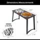 thumbnail image 4 of Comedero Elevado TIDANT 3000 ml 42 cm - Soporte de 2 tazones, 4 of 6