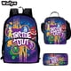 thumbnail image 1 of 3pcs Set Inside Mochila Out School Backpack with Lunch Bag Pencil Case ,Cartoon School Bags for Grade 1-4,Bookbags for Pupil, 1 of 3
