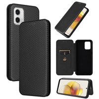 Funda Flip Para Foxdock Moto G53 - Funda Magnética De Negocios, Funda Protectora Delgada