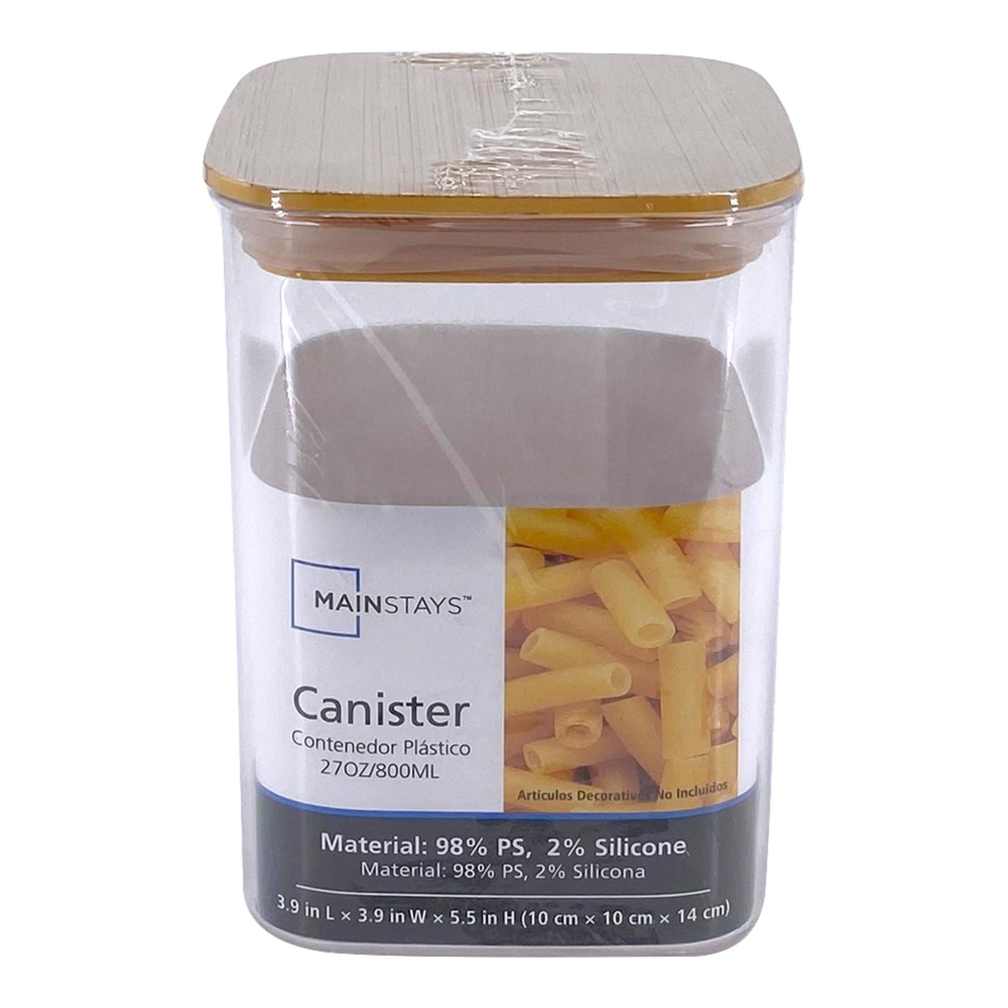 Mainstays - Contenedor Hermético Rectangular 800 Ml