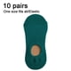 thumbnail image 2 of 10 pares de calcetines tobilleros finos de corte bajo para mujer, calcetines casuales de color liso., 2 of 5