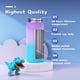 thumbnail image 3 of Botella de agua Gonfoam Kids de acero inoxidable, 500 ml, paquete de 2 unidades, azul/morado, 3 of 5
