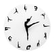 thumbnail image 1 of Relojes de pared de baile de yoga Reloj creativo Decoración para el hogar Tiempo record Yoga, 1 of 5