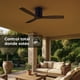 thumbnail image 2 of Ventilador Techo Terraza Anwo Silencioso de Madera Marron Wifi 6 Velocidades, 2 of 3