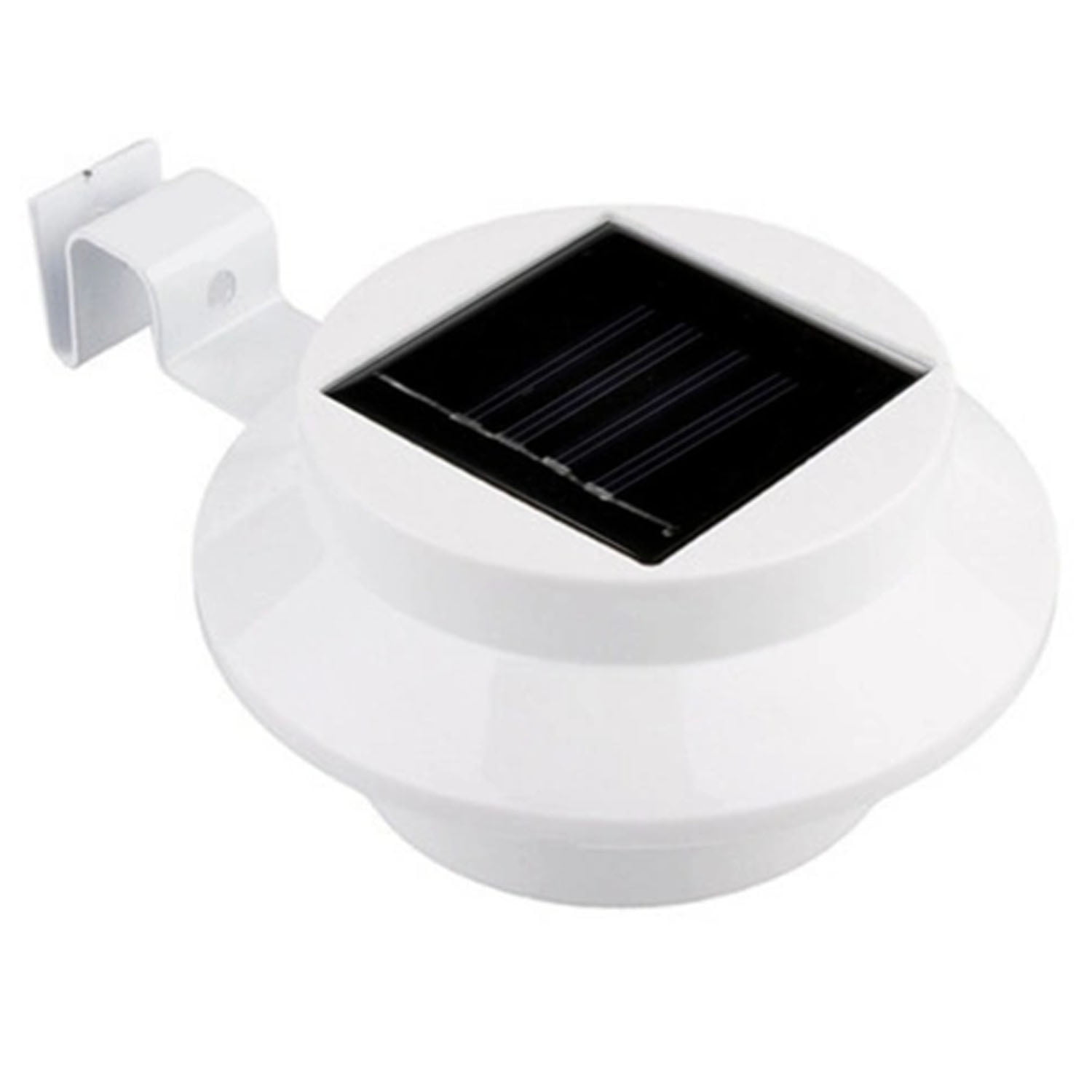 Concepts Life - Foco Led Redondo Con Panel Solar 3.7v Blanco