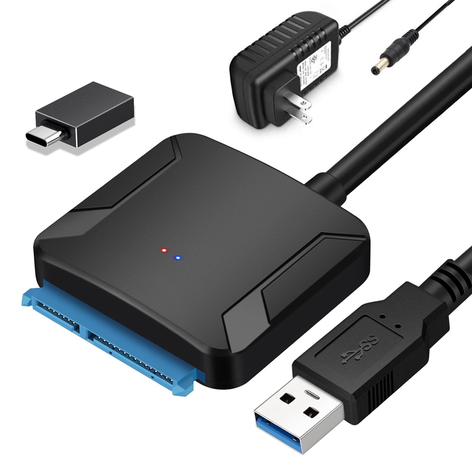 Eyoold - Cable Conversor De Disco Duro Externo Con Adaptador Sata A Usb 3.0