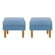 thumbnail image 1 of Set Pouf Sky 1c Felpa 04 Azul Petroleo, 1 of 4