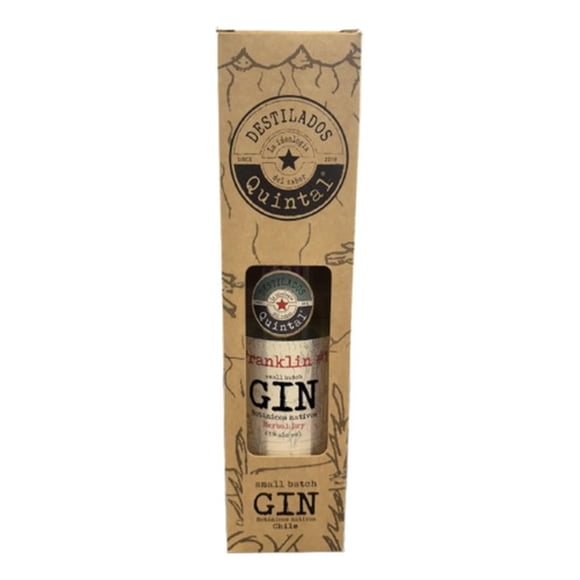 Gin Franklin #1 (700ml) Con Caja De Regalo - Quintal Botanicos Nativos