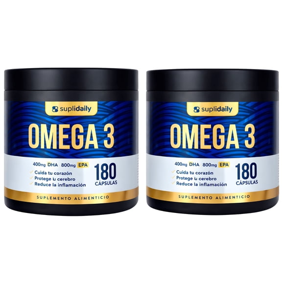 Omega 3 800 Epa 400 Dha 360 Cap Alta Pureza Pack X2