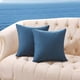 thumbnail image 2 of Paquete de 2 fundas de almohada para exteriores, impermeables, para muebles de patio, decorativas, cuadradas, para jardín, tienda de campaña, sofá, 45,7 x 45,7 cm, 2 of 8
