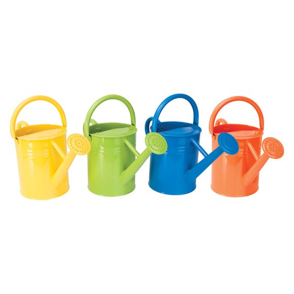 Regadera Panacea de metal con doble asa, varios colores, 7,6 litros