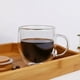 thumbnail image 2 of Pack 2 Tazas De Vidrio Doble Pared Café Té 250 Ml Cappuchino, 2 of 4