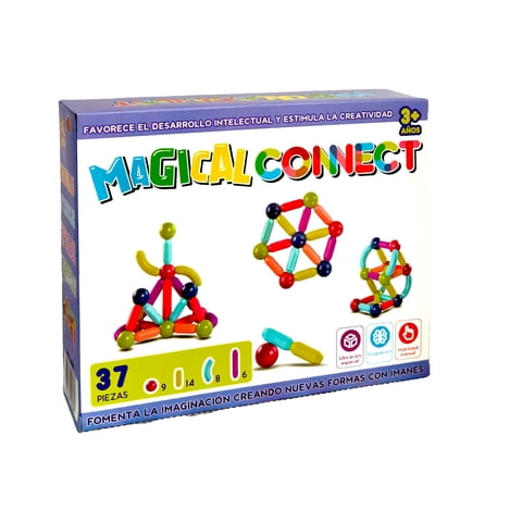 Magical Magnets - Juego Magnético Magical Connect 37 Piezas