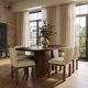 thumbnail image 2 of Silla de comedor TOV Furniture Tiara Cream Performance Fabric, 2 of 7