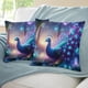 thumbnail image 3 of Pavo Real Fundas de almohada de terciopelo con tema, regalos de funda de almohada, decoración para el hogar, cojín de lanzar, regalo de cumpleaños para fans y parejas.50*50cm., 3 of 6