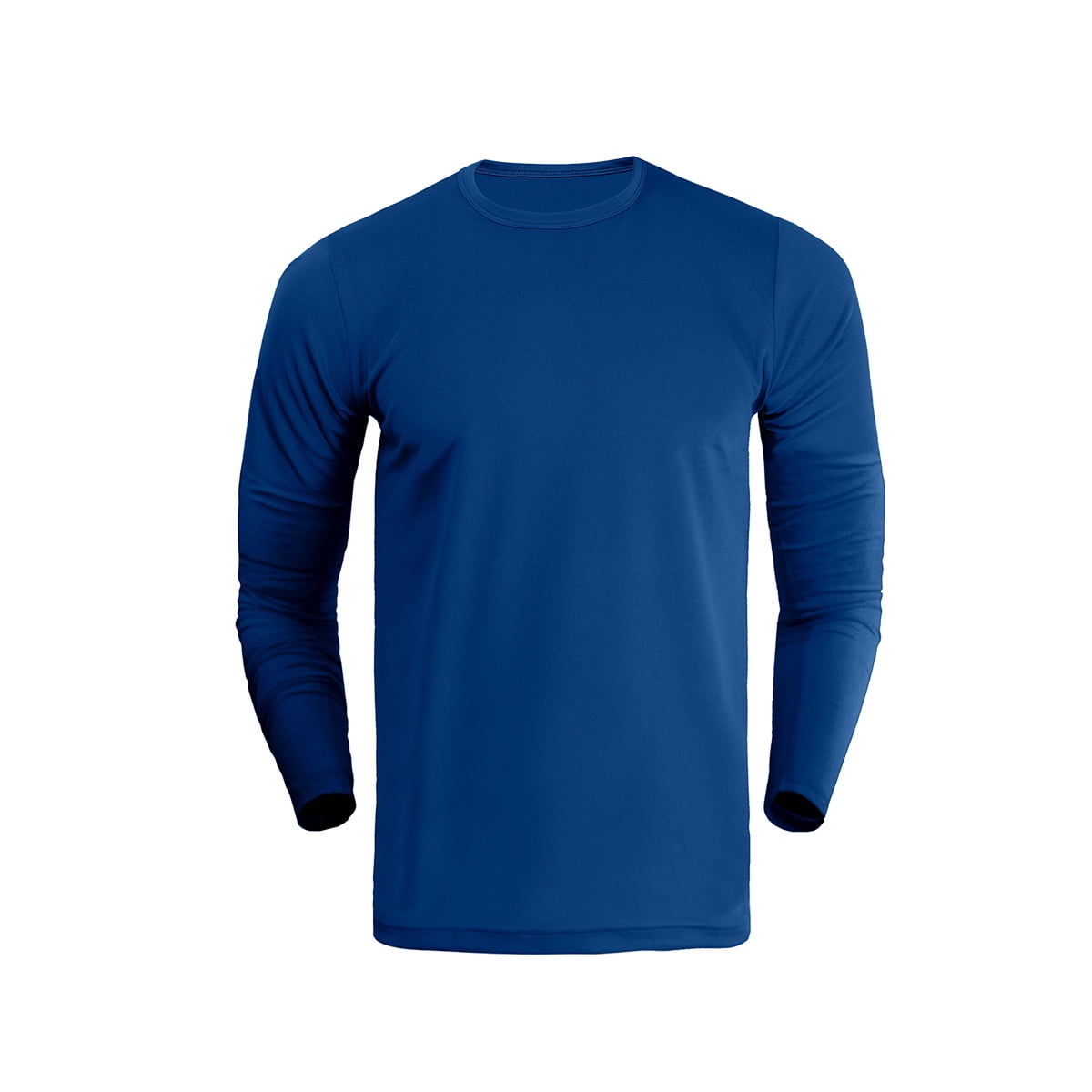 Broskis - Polera Manga Larga Deportiva Dryfit Talla Xl Azul