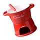 thumbnail image 2 of Olla Para Fondue De Chocolate, Utensilios De Cocina, Olla Caliente Para Derretir, Juego De Cuencos Para Cena, Fiesta, Boda, Rojo, 2 of 5